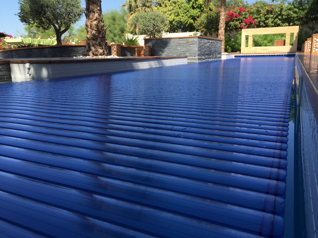 Automatic Pool Cover System | Victory Heights Dubai – IMM’Box In-Ground Automatic Pool Cover for Villa Swimming Pool Safety