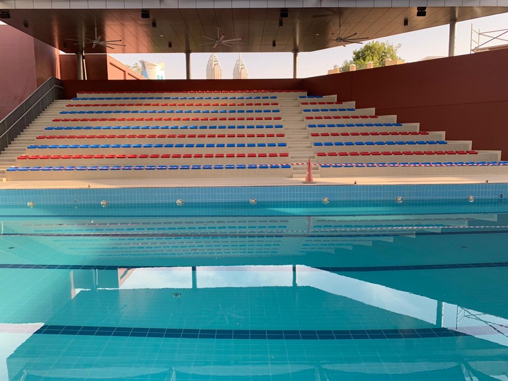 Semi-Olympic Overflow Swimming Pool | Dubai College Jumeirah Dubai