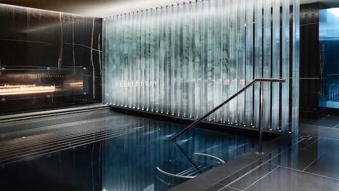 Luxury home spa plunge pool with hydrotherapy benefits