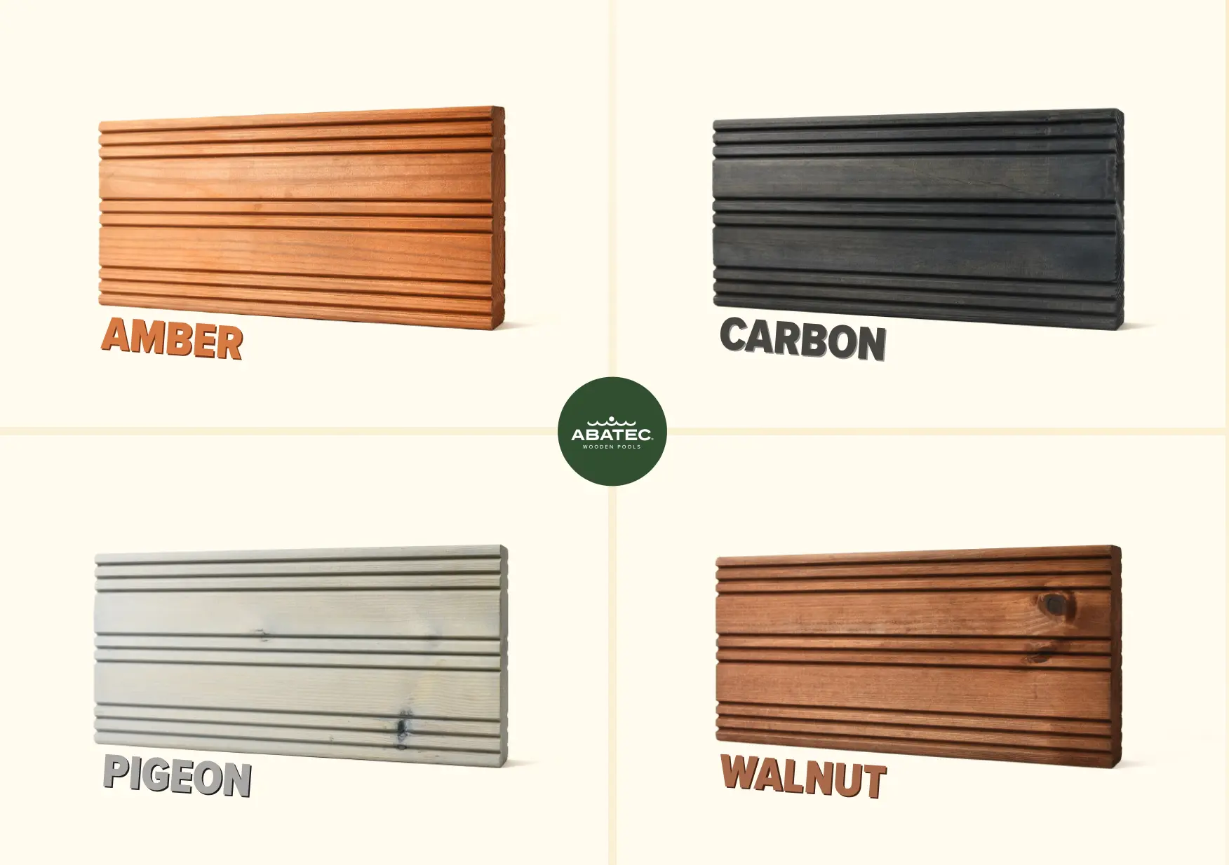 Abatec Wooden Pools - Choose your color