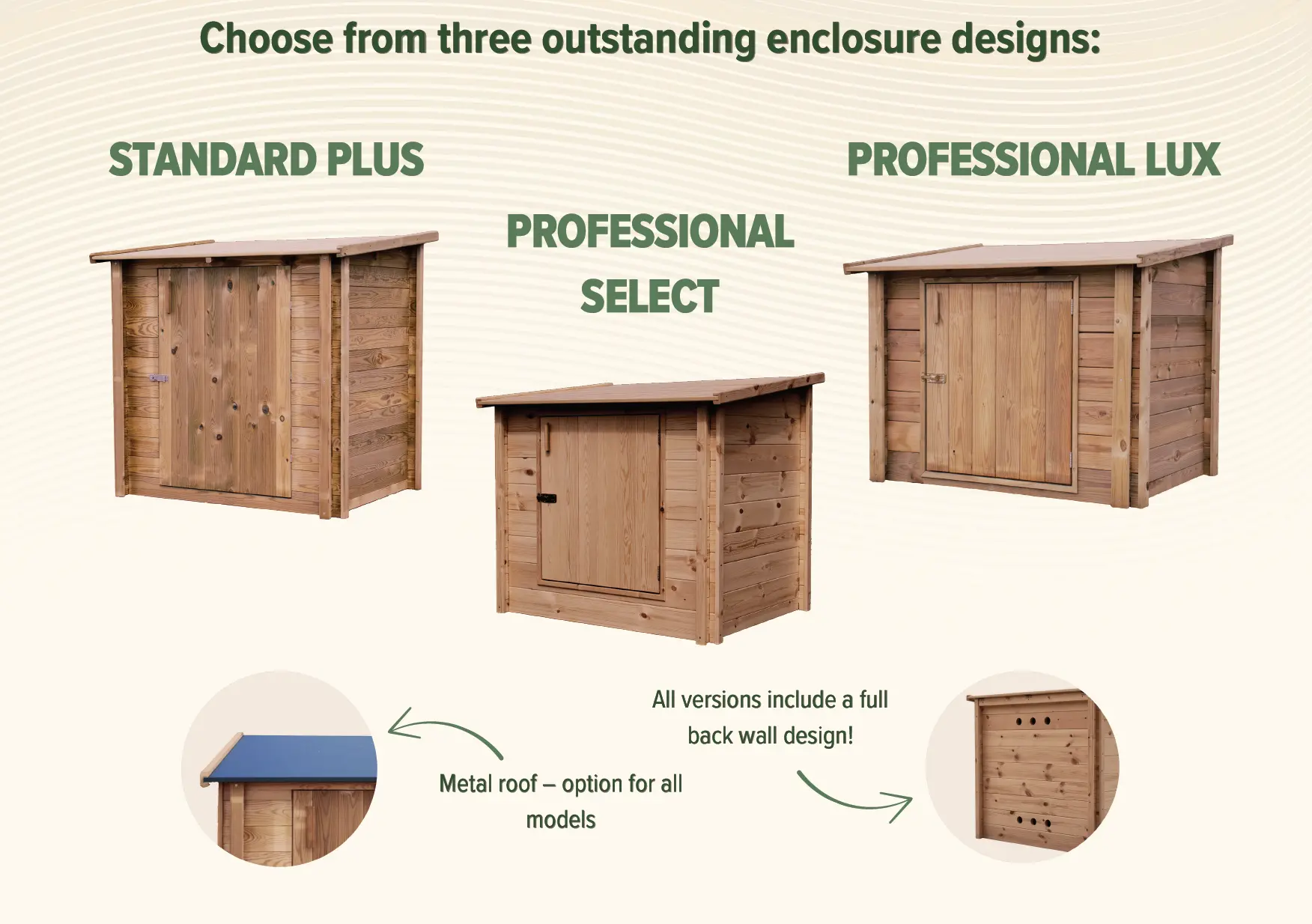 Abatec Wooden Pump Rooms