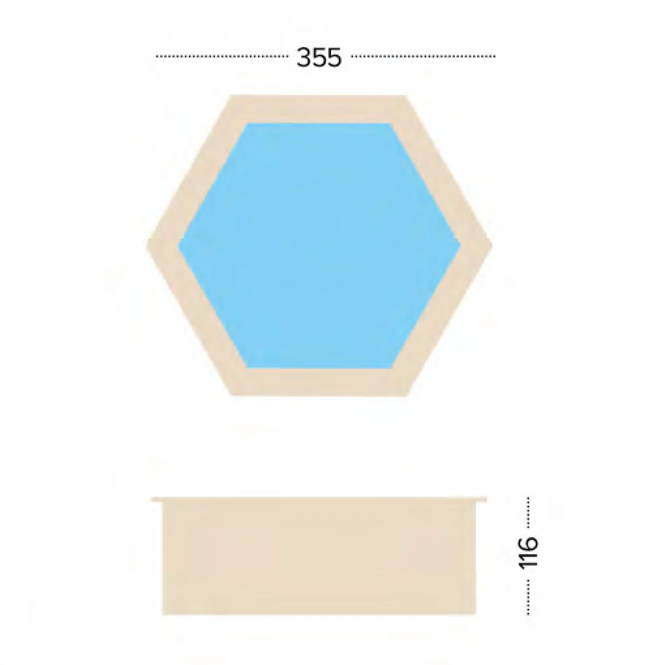 above ground pool Summer Joy dimensions