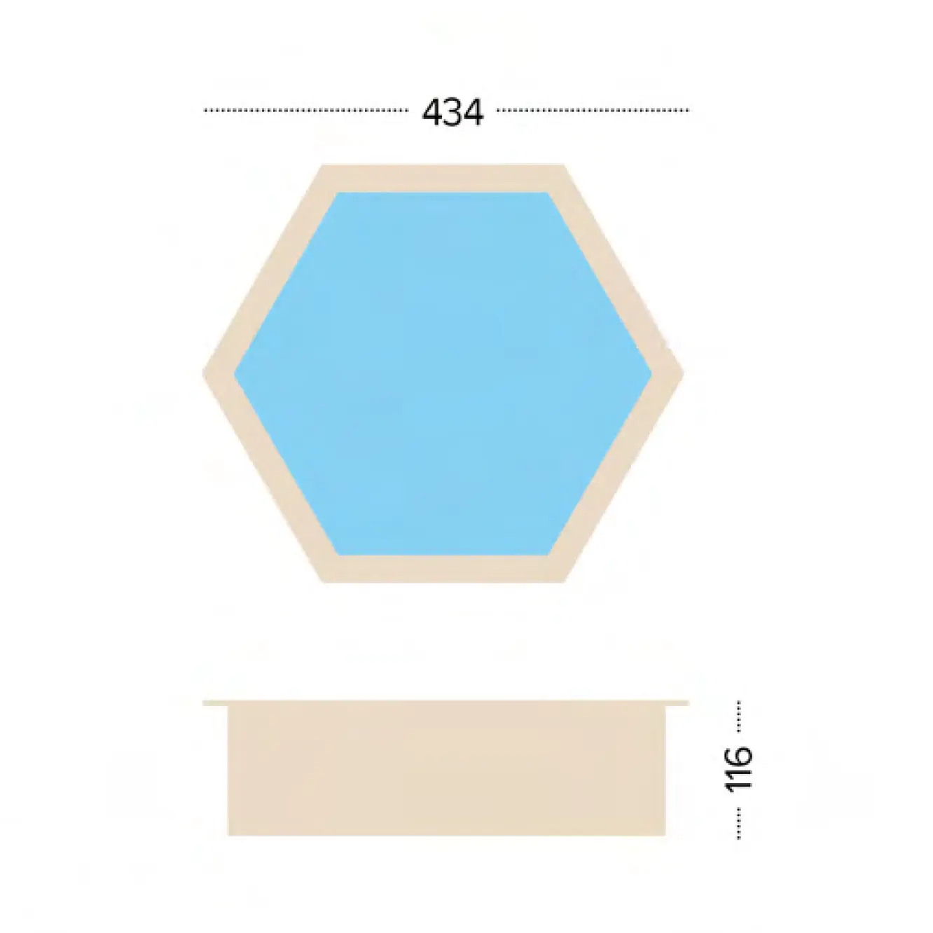 above ground pool Sunny Delight dimensions